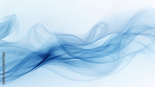 Light blue smoke background, Generative AI 