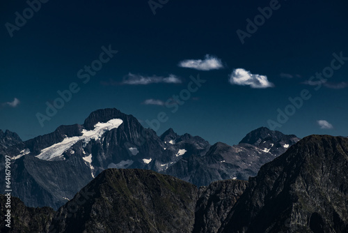 Canvas Print alpine mountains