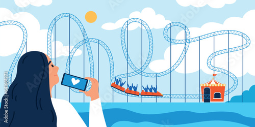 Amusement Park Illustration