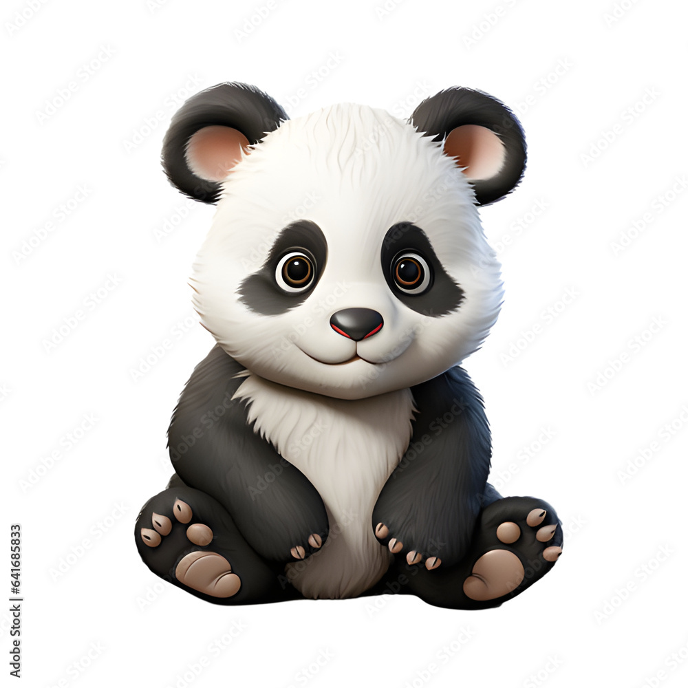 Panda Baby 1, Generative AI Panda Baby 1, Generative AI
