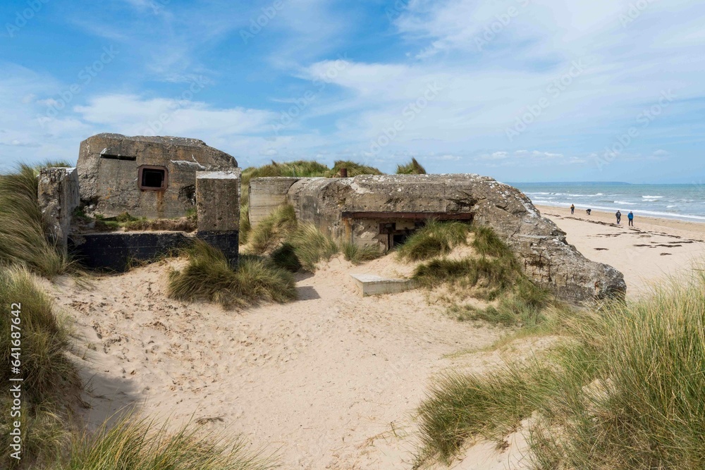 Bunker at Utah Beach in Normandy, France