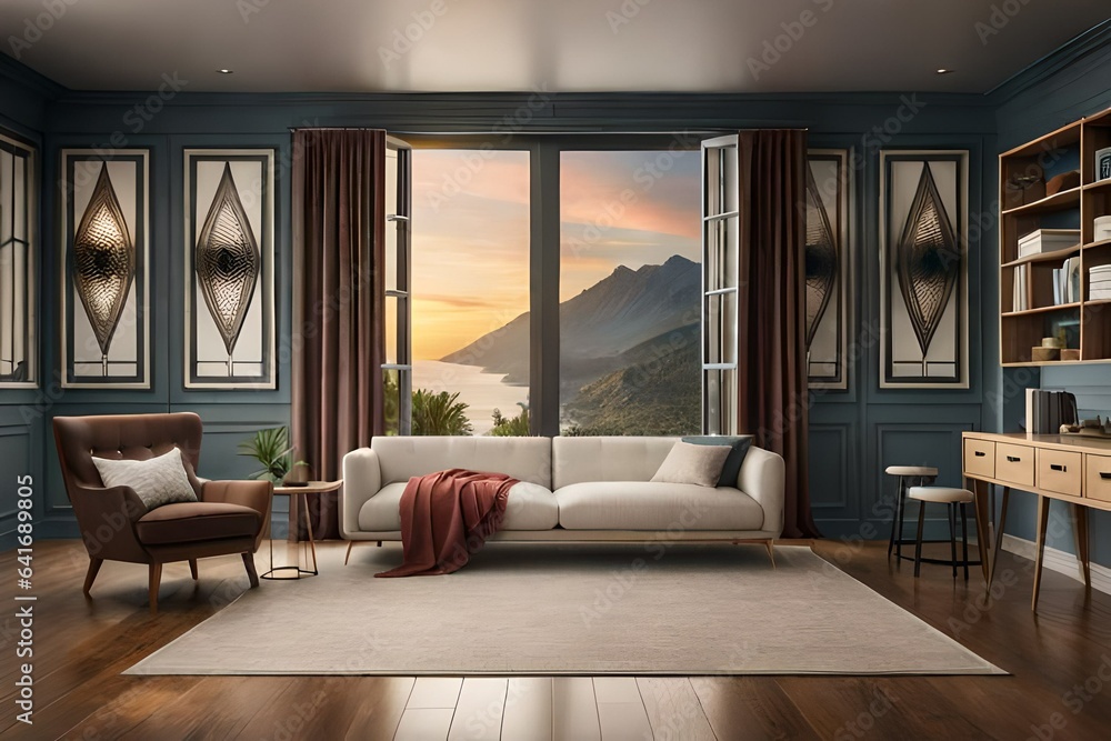 Fototapeta premium cozy room interior