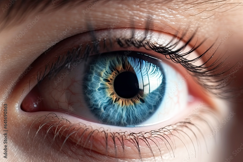 Fototapeta premium Eye macro photography