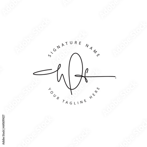 w f signatur logo