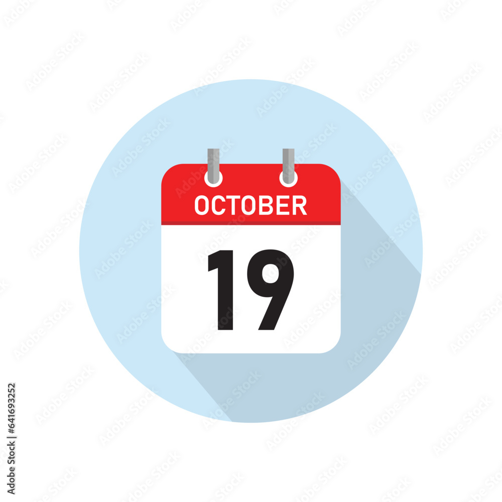 October 19 Concept Design. Vector Illustration. October 19 Concept Design. Vector Illustration.