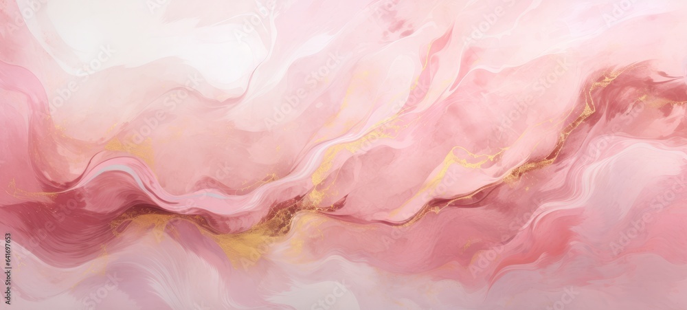Abstract marble pink ink painted painting texture. Banner. Abstract marble pink ink painted painting texture. Banner.