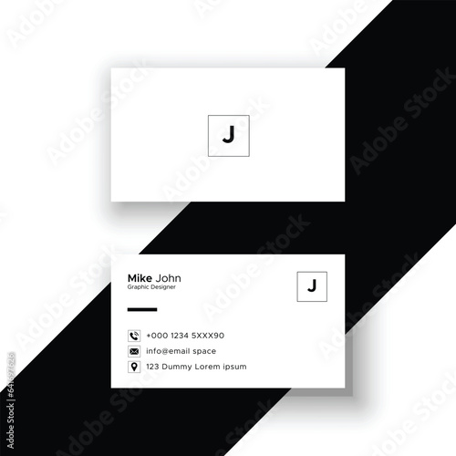 Minimal Business Card Template. 