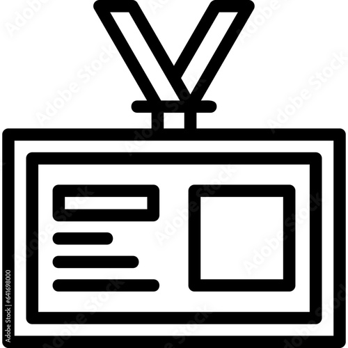 Attendee badge Icon
