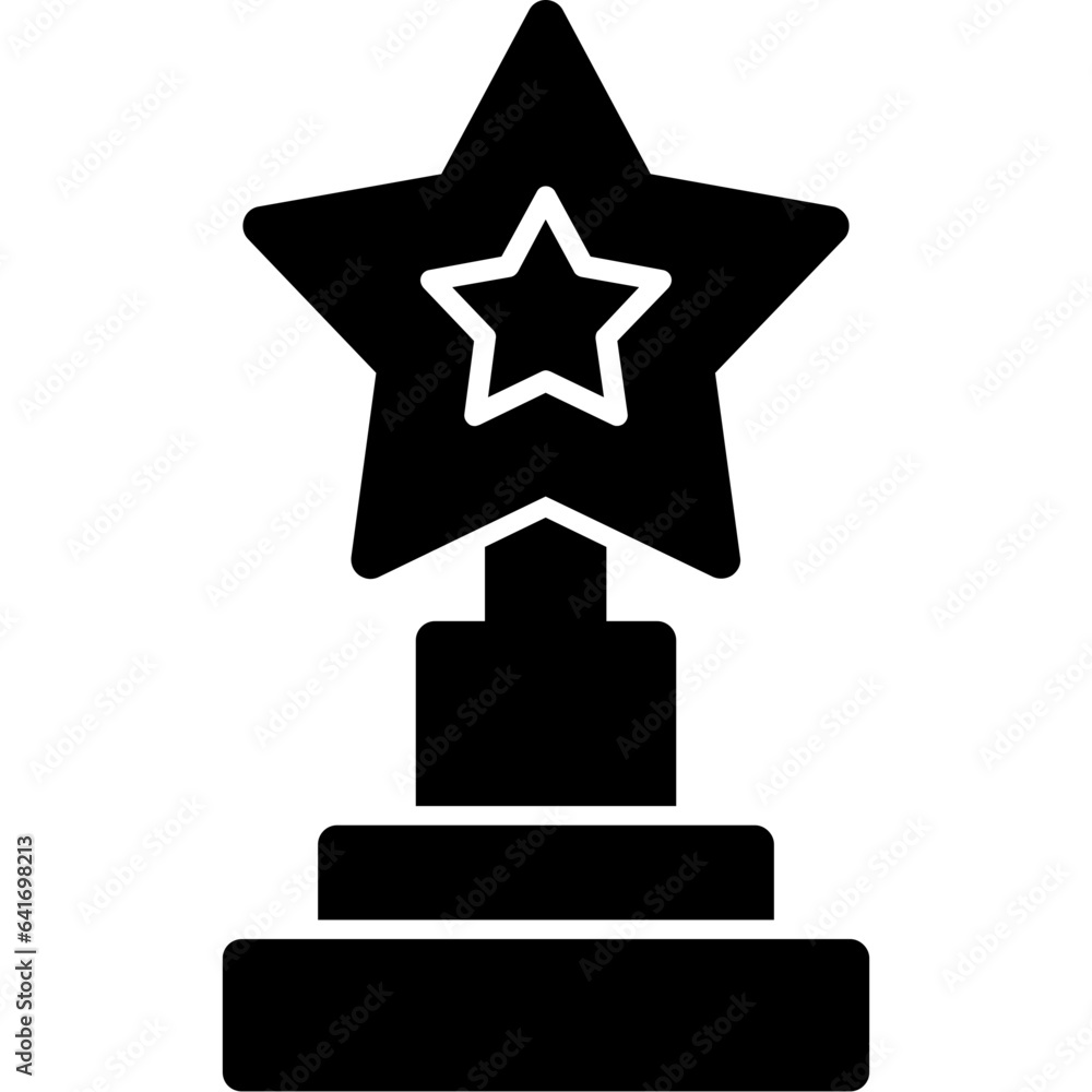 Trophy representing achievement Icon Trophy representing achievement Icon