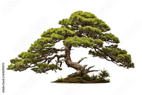 Rolling Pine with Transparent Background. AI