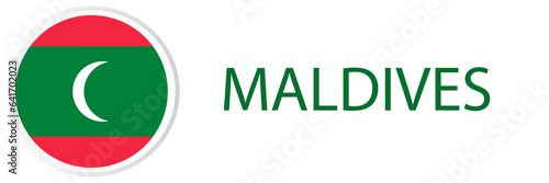 Maldives flag in web button, button icons. Free Download Maldives flag in web button, button icons. - GFXLoad