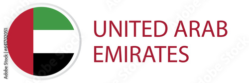 United Arab Emirates flag in web button, button icons. Free Download United Arab Emirates flag in web button, button icons. - GFXLoad