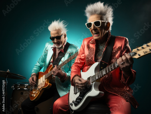 old women play rock
