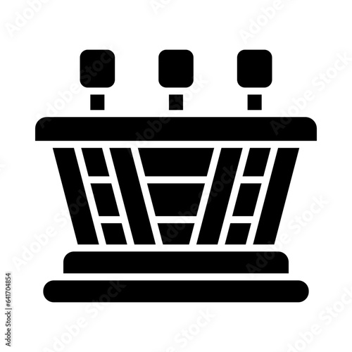 Maracana Glyph Glyph Icon Design