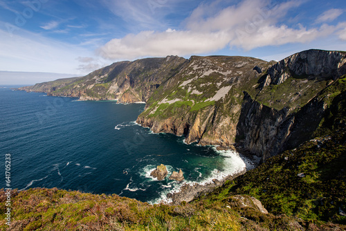 Teelin Cliffs, Bunglass Point, Donegal, Ireland  photo