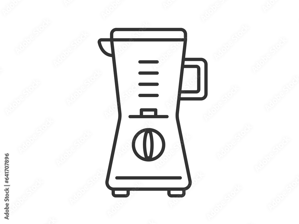電動ミキサーの線画のイラスト 電動ミキサーの線画のイラスト