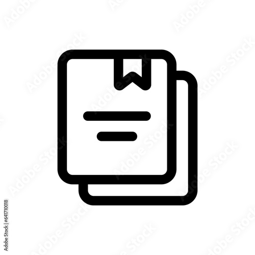 Agenda icon in trendy flat style isolated on white background. Agenda silhouette symbol for your website design, logo, app, UI. Vector illustration, EPS10.