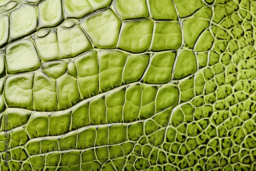 Serpentine Elegance: A Mesmerizing Macro Shot of Faux Crocodile Skin