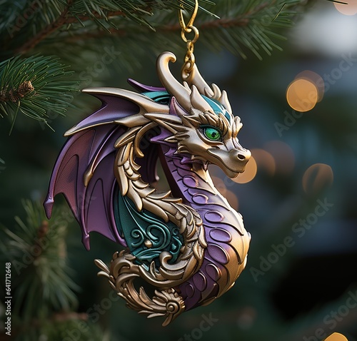 Happy New Year 2024  dragon sign  new year card