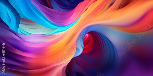 abstract colorful background, digital wallpaper, Generative AI