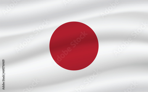 japanese flag with 3D waving texture Free Download japanese flag with 3D waving texture - GFXLoad