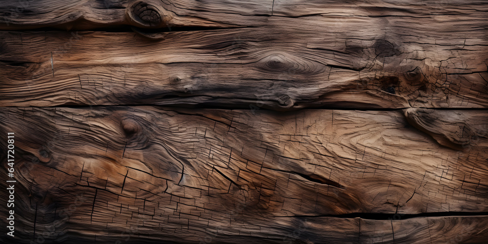 Image with wood texture background. Old natural pattern of tree grain. - obrazy, fototapety, plakaty 