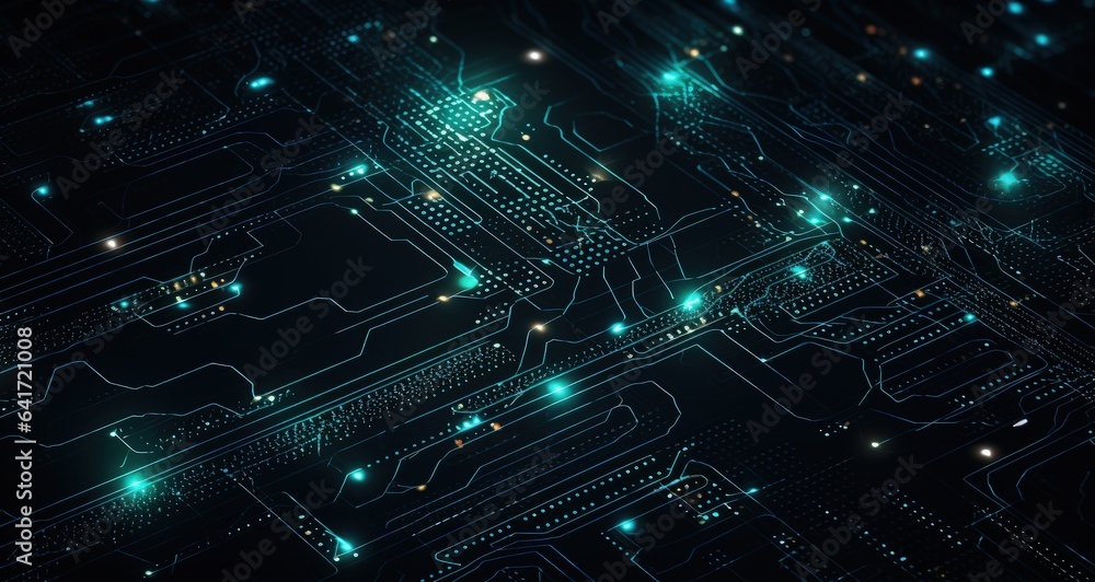 Technological background with network connections, technology concept. Generative AI Technological background with network connections, technology concept. Generative AI