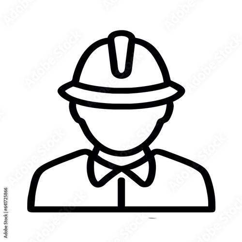 Mine worker character icon artwork 089