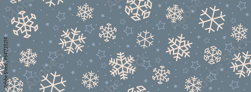 Hintergrund mit Schneeflocken