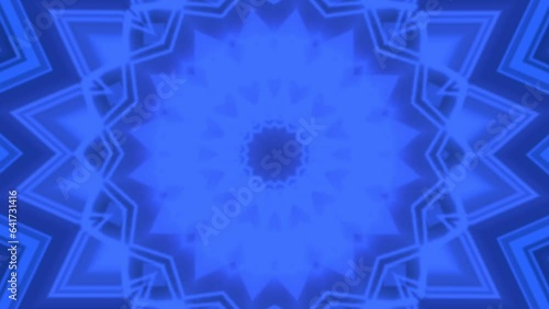 blue color The Flower Of Life Forming Sacred Geometry  trendy background