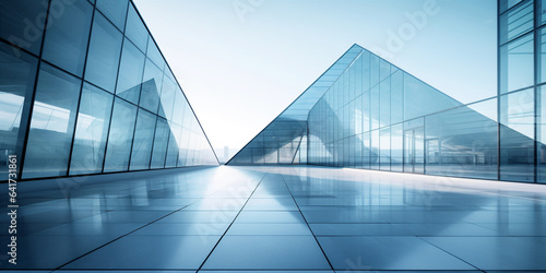 modern abstract glass architectural forms.  