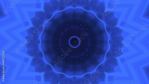 blue color The Flower Of Life Forming Sacred Geometry  trendy background