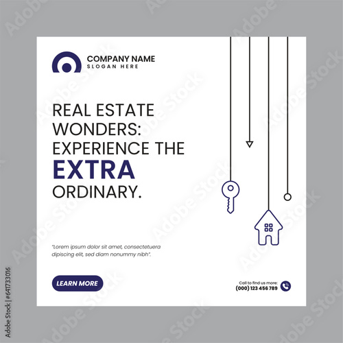 Real Estate Social Media Post Template, property, investment, home, dream, opportunity, market, listings, buyers, sellers, agents, mortgage