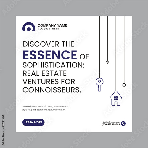 Real Estate Social Media Post Template, property, investment, home, dream, opportunity, market, listings, buyers, sellers, agents, mortgage