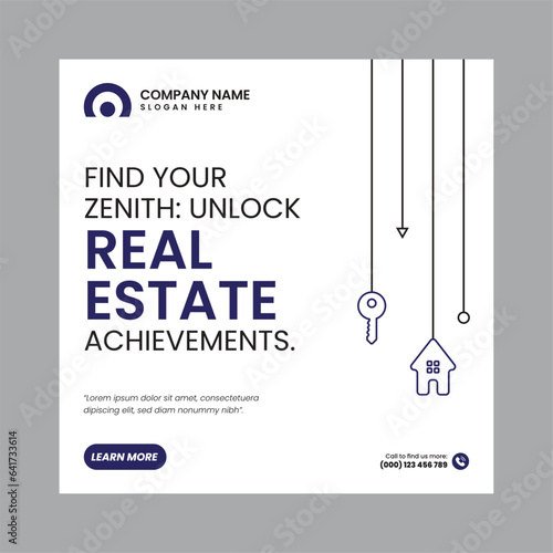Real Estate Social Media Post Template, property, investment, home, dream, opportunity, market, listings, buyers, sellers, agents, mortgage