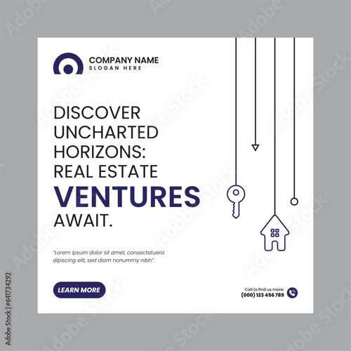 Real Estate Social Media Post Template, property, investment, home, dream, opportunity, market, listings, buyers, sellers, agents, mortgage