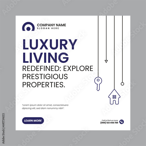 Real Estate Social Media Post Template, property, investment, home, dream, opportunity, market, listings, buyers, sellers, agents, mortgage