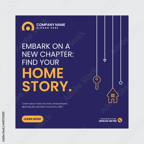 Real Estate Social Media Post Template, property, investment, home, dream, opportunity, market, listings, buyers, sellers, agents, mortgage