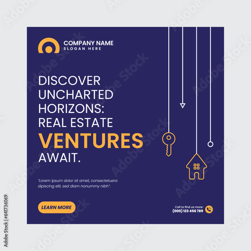 Real Estate Social Media Post Template, property, investment, home, dream, opportunity, market, listings, buyers, sellers, agents, mortgage