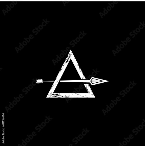 triangle arrow logotype