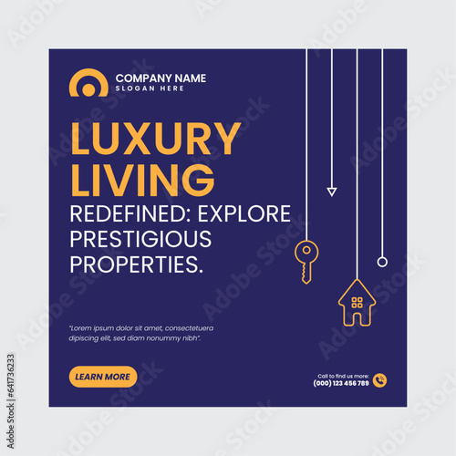 Real Estate Social Media Post Template, property, investment, home, dream, opportunity, market, listings, buyers, sellers, agents, mortgage