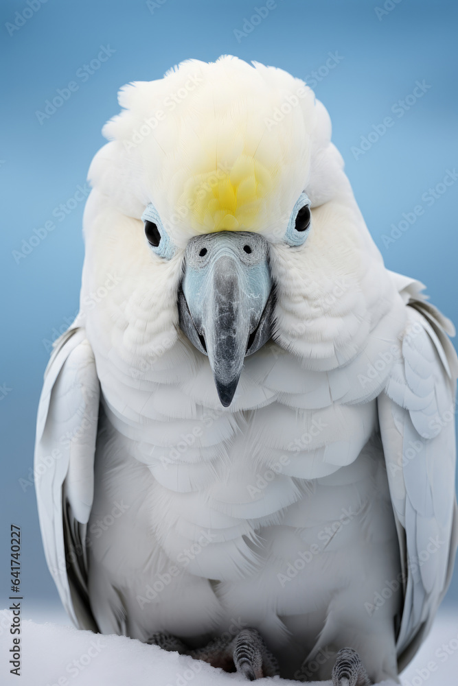 Cute Arctic Parrot Close-up