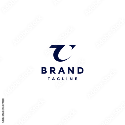 Modern Initial Letter T Logo Design. Arrow Up at the End of the Letter T Logo Design.