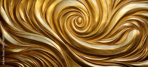 Abstract gold texture of gold swirl spiral liquid fluid texture background illustration