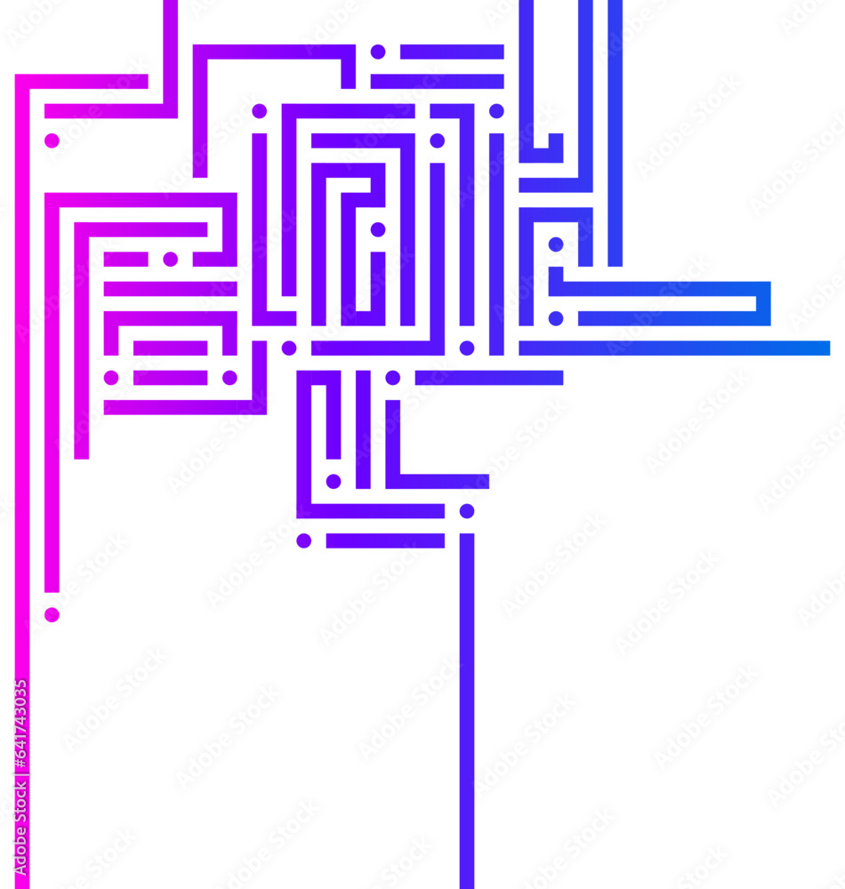 Abstract background with maze Abstract background with maze