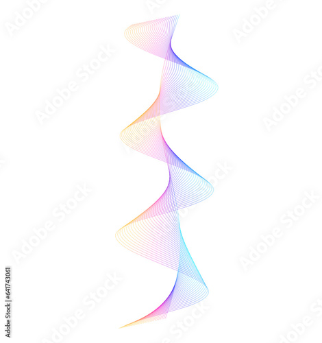 abstract background with ribbons