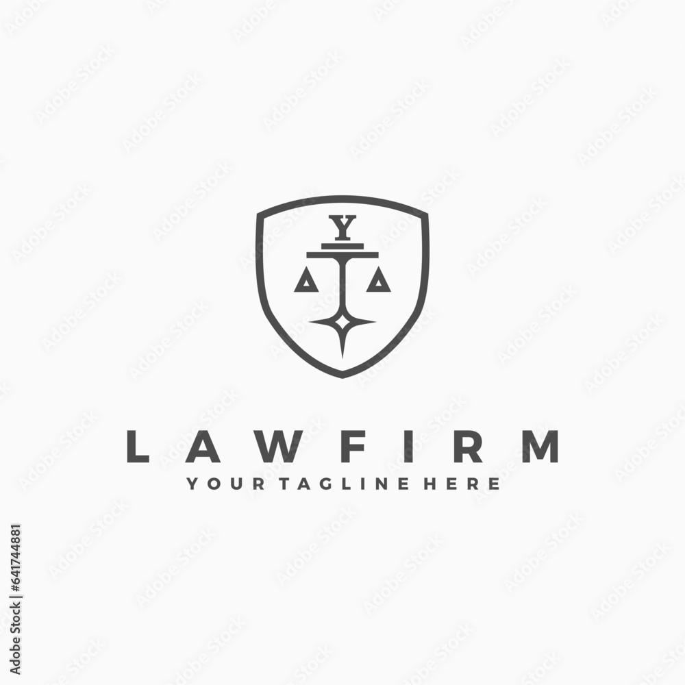 Initials Modern Law Firm Logo Design Initials Modern Law Firm Logo Design