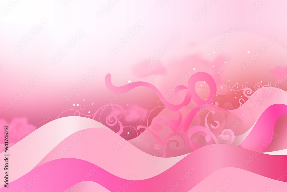 Breast Cancer Awareness pink ribbon and save the female pictures made with AI generated Breast Cancer Awareness pink ribbon and save the female pictures made with AI generated