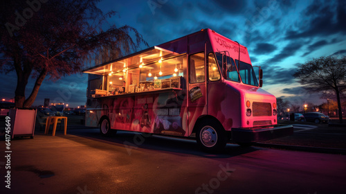 A food truck. Generative Ai