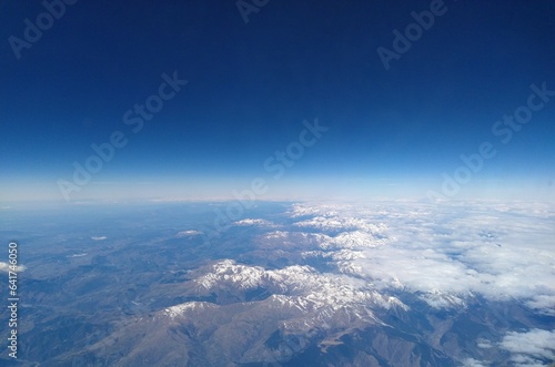 High image Above the clouds and sky scenery 